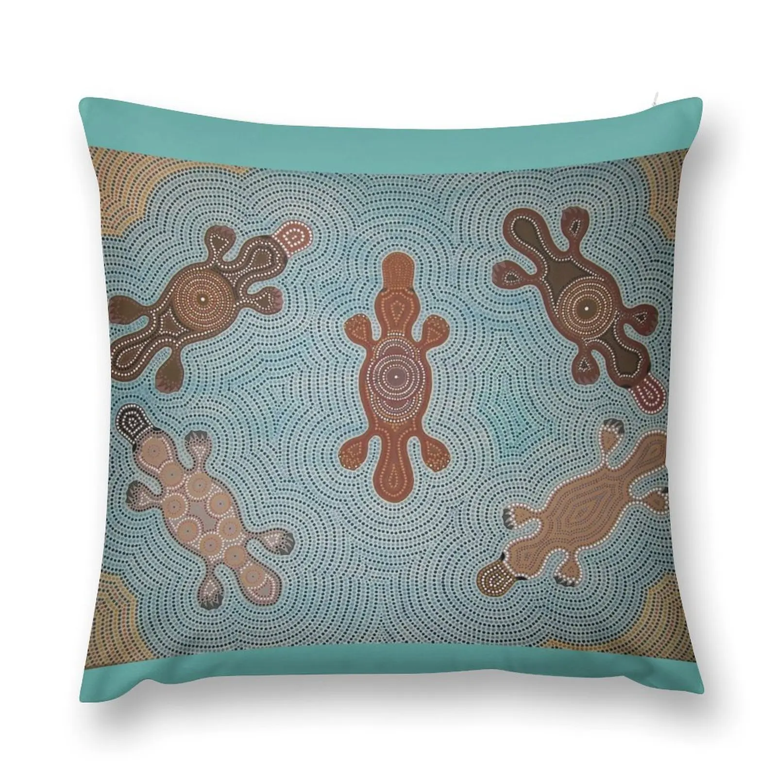 The Platypus Hole. Throw Pillow Throw Pillow Decorative Sofa Cushion pillow