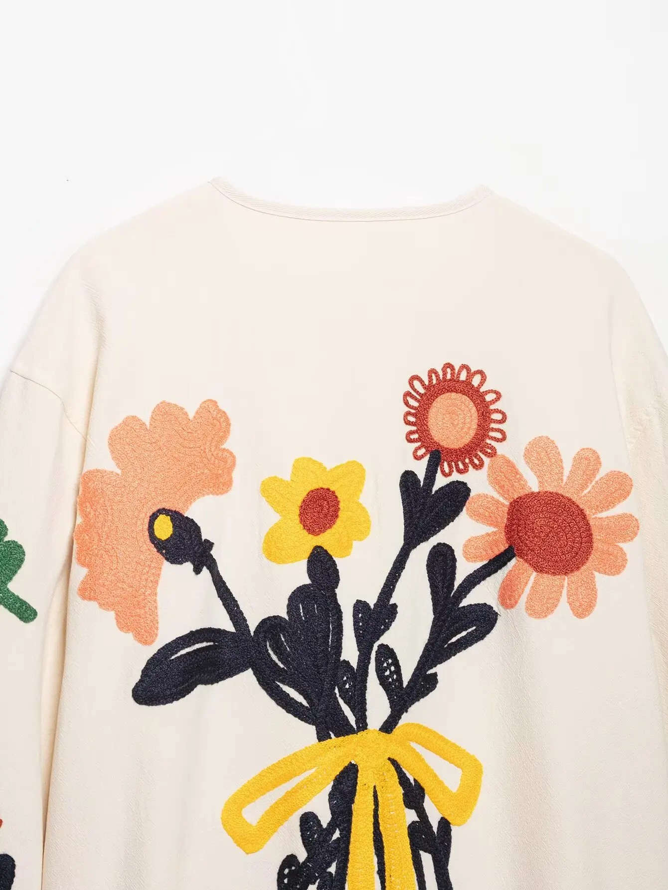 KONDALA Vintage Mode 2026 Elegante Damenjacke mit Blumenstickerei Lässige Moderne Schicke Damen-Streetwear Herbst Mujer Oberbekleidung – Detail 26