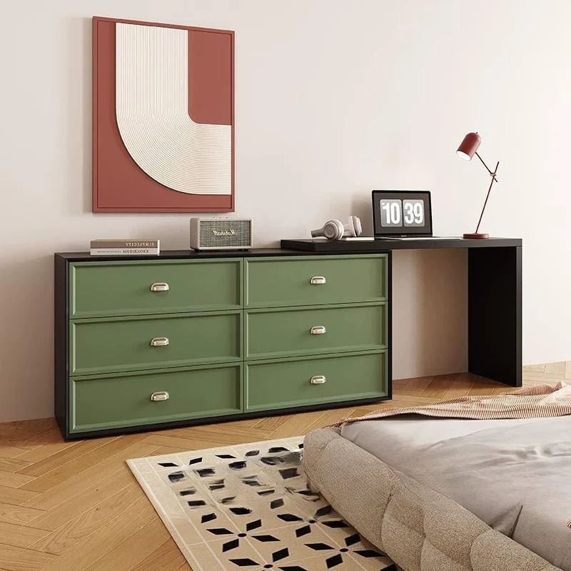 

Simple modern master bedroom bedside dresser makeup table living room household small apartment corner real