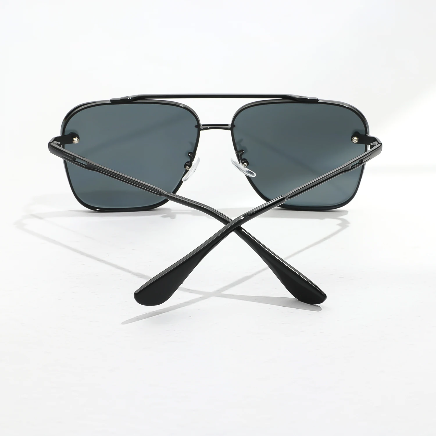 Metall Punk Großen Rahmen Sonnenbrille für Männer Frauen Coole Fahren Gläser Marke Design Quadrat Sonnenbrille Brille UV400 Brillen – Detail 9