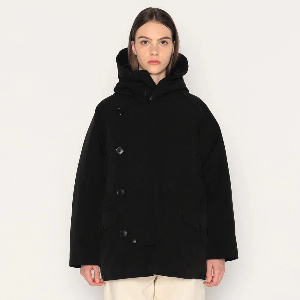 

Winter Outdoor Casual Warm Hooded Mid-Length down Jaet 2025 New Sle Commute Sle 80% down Filling White Du Feather