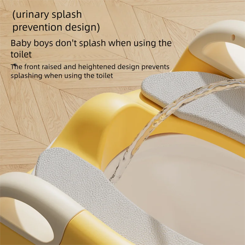 Foldable Toddler Toilet Seat with Step Stool, Portable Kids Potty Training Seat, Adjustable Height, Non-Slip, Space-Saving