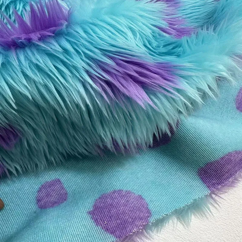 Cheap Plush Sulliva Fur Monster Sewing Fabric Per Half Meter Toy DIY Photography Chair Decoration Mirror Modification ClothAC055