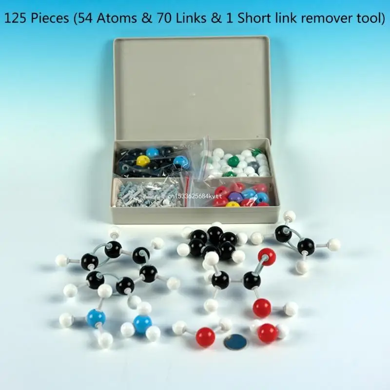 125 Pcs Organic Chemistry Molecular Model Atoms Model Student and Teacher Dropship