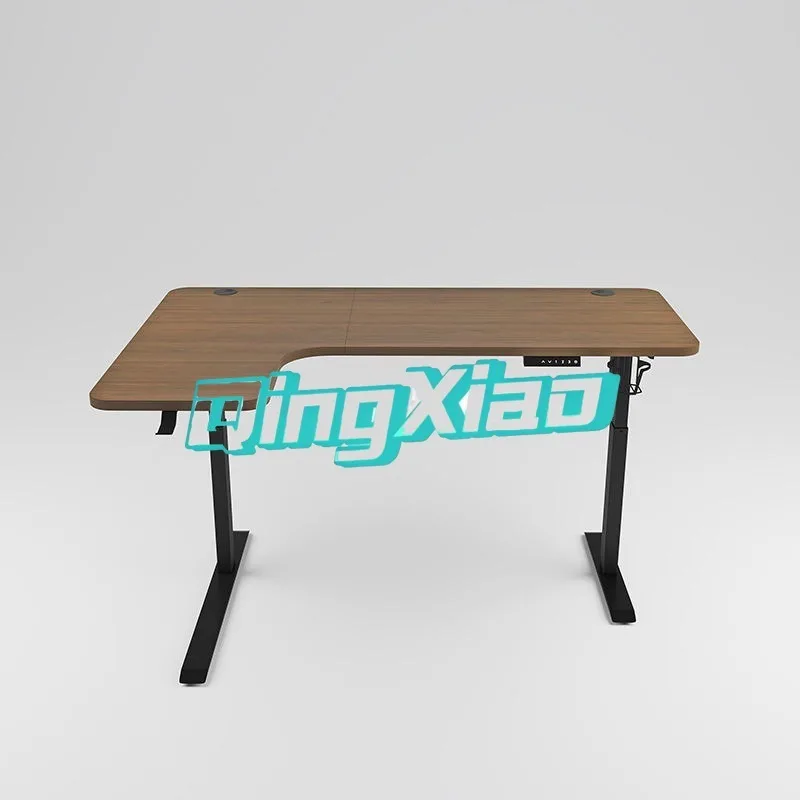 Solid Wood Dual Motor Electric Height Adjustable Desk Gaming Study Home Office Computer Table With Anti Collision Child Lock