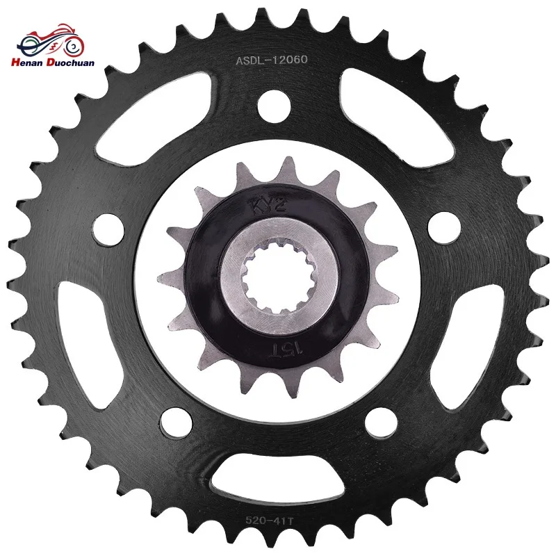 520 15 41 Tooth 15T 41T Motorcycle Drive Chain and Front Rear Sprocket Set for Honda CB500 CB 500 FA-J X/XA-J CB500X CB500F