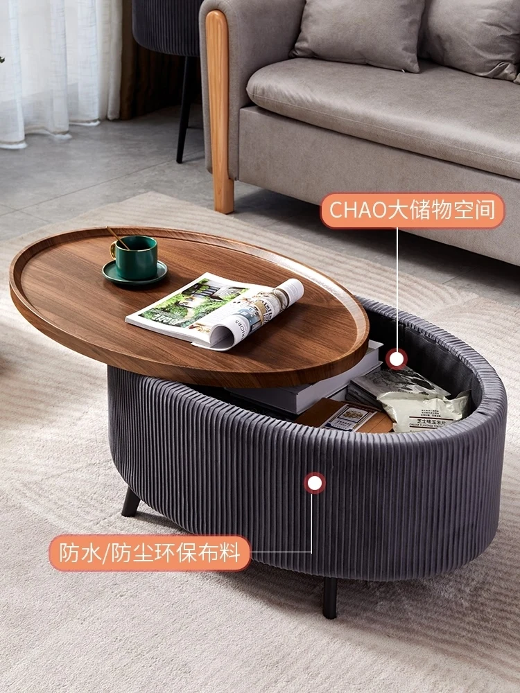 Small Apartment Living Room Coffee Table Simple Modern Household Storage Small Coffee Table Creative Sofa Side Table