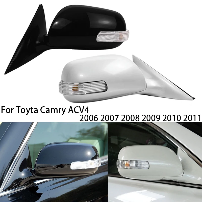 For Toyota Camry ACV4 2006 2007 2008 2009 2010 2011 Car Rearview Side Mirror Assy Heated Folding Adjustable 7 Wire 9 Wire