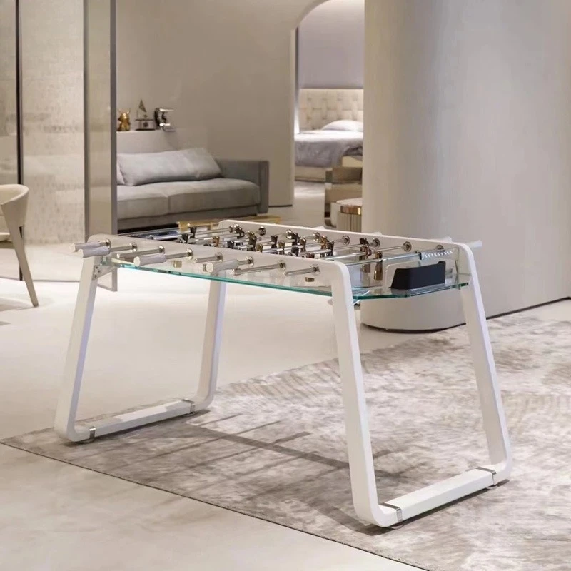 Clear Tempered Glass Foosball Machine Acrylic Standard Table