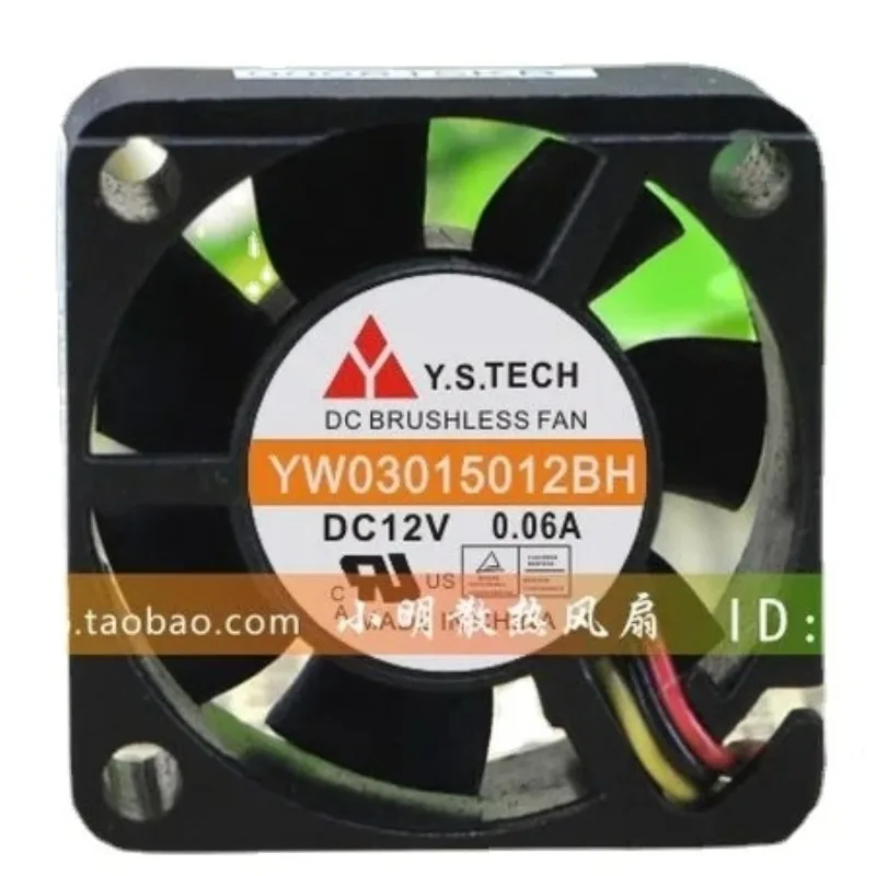 New Fan for Y.S.TECH YW03015012BH DC 12V 0.06A 3CM HDD Enclosure Graphics Cooling Fan 30*30*15mm