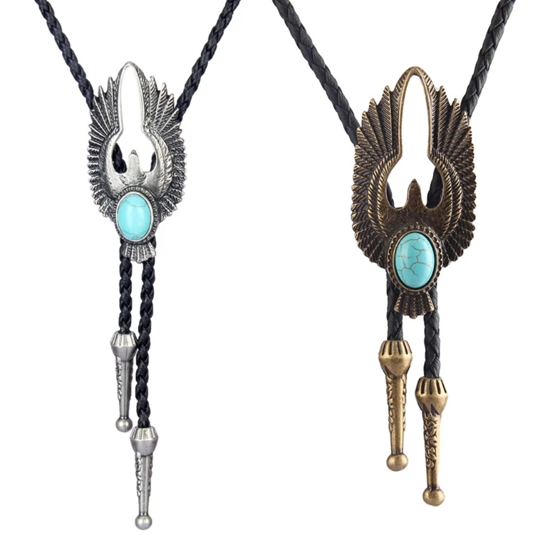 

Adjustable Bolo Tie Popular Western Cowboy Teens Men Necklaces Dance Necktie Dropshipping