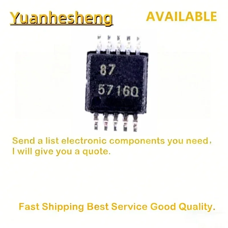 10pcs/Lot Original  5716Q TPS57160QDGQRQ1 MSOP10 For Automotive power Chip switching regulator IC Chip