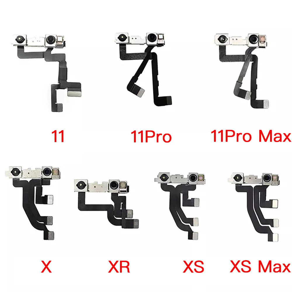 Front Camera Flex Cable For iPhone X XR XS Max 11 11Pro Max Face Camera Module NO Face ID Repair Replacement Part