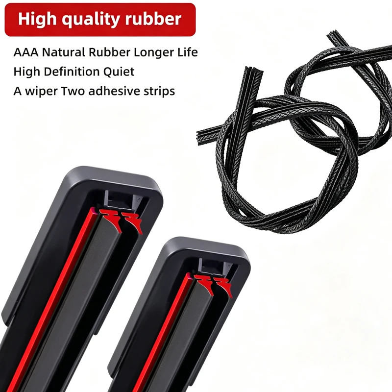 For Chrysler Lancia Ypsilon MK3 2011-2023 24+15 Inch Front Wiper Blades Double Rubber Mute Windshield Windscreen Car Accessories