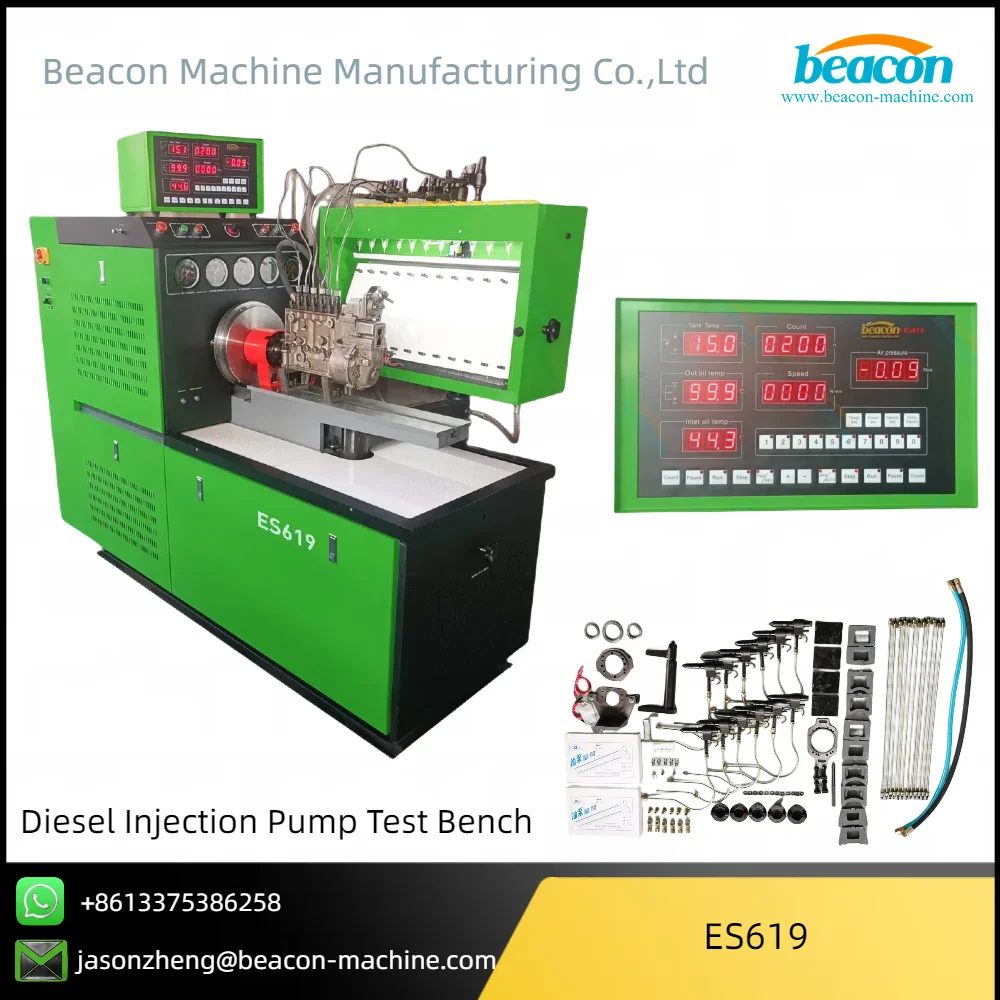 Diesel Machine BCS619 DTS619 Mechanical Diesel Fuel Injection Pump Test Bench ES619 with 12 Cylinders