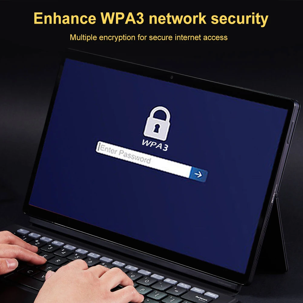 WiFi 6 USB Adapter Network Card Dual Band 2.4G/5GHz External Wireless Adapter 1800Mbps For PC Laptop Window