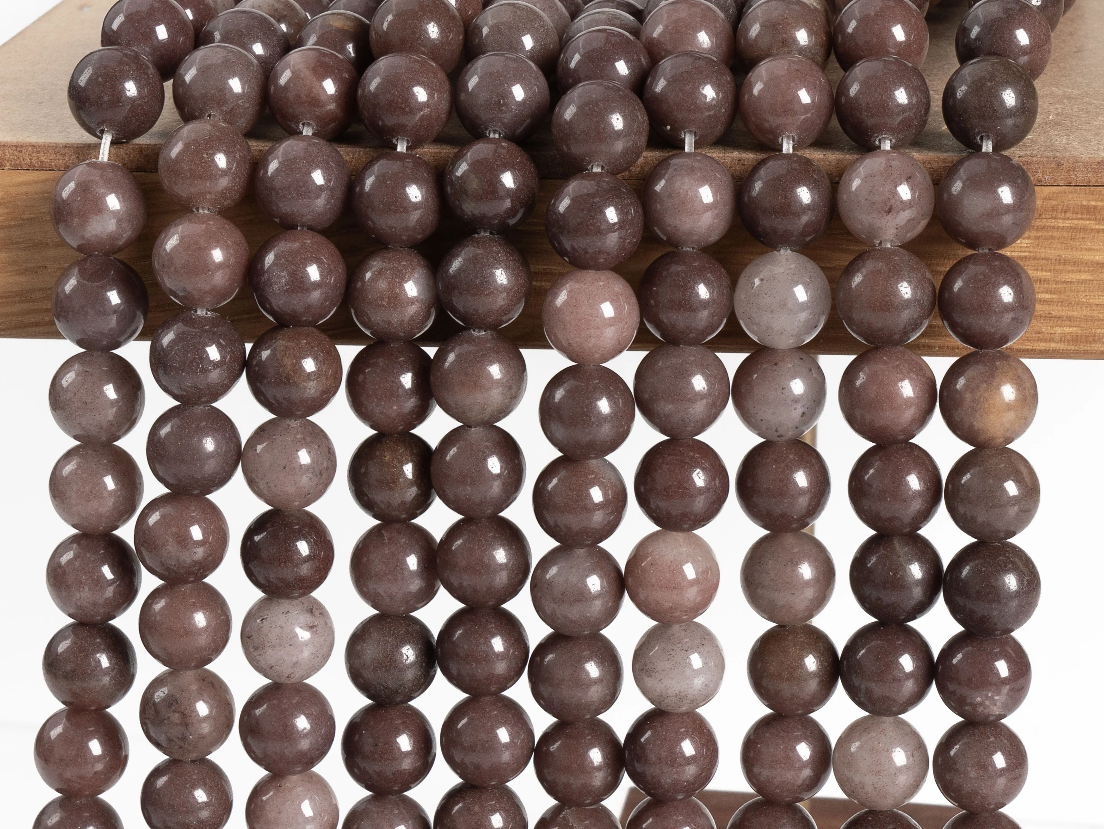 Genuine Natural Purple Brown Aventurine Beads Grade AAA Gemstone Round Loose Beads 4/6/8/10mm for Jewelry Making