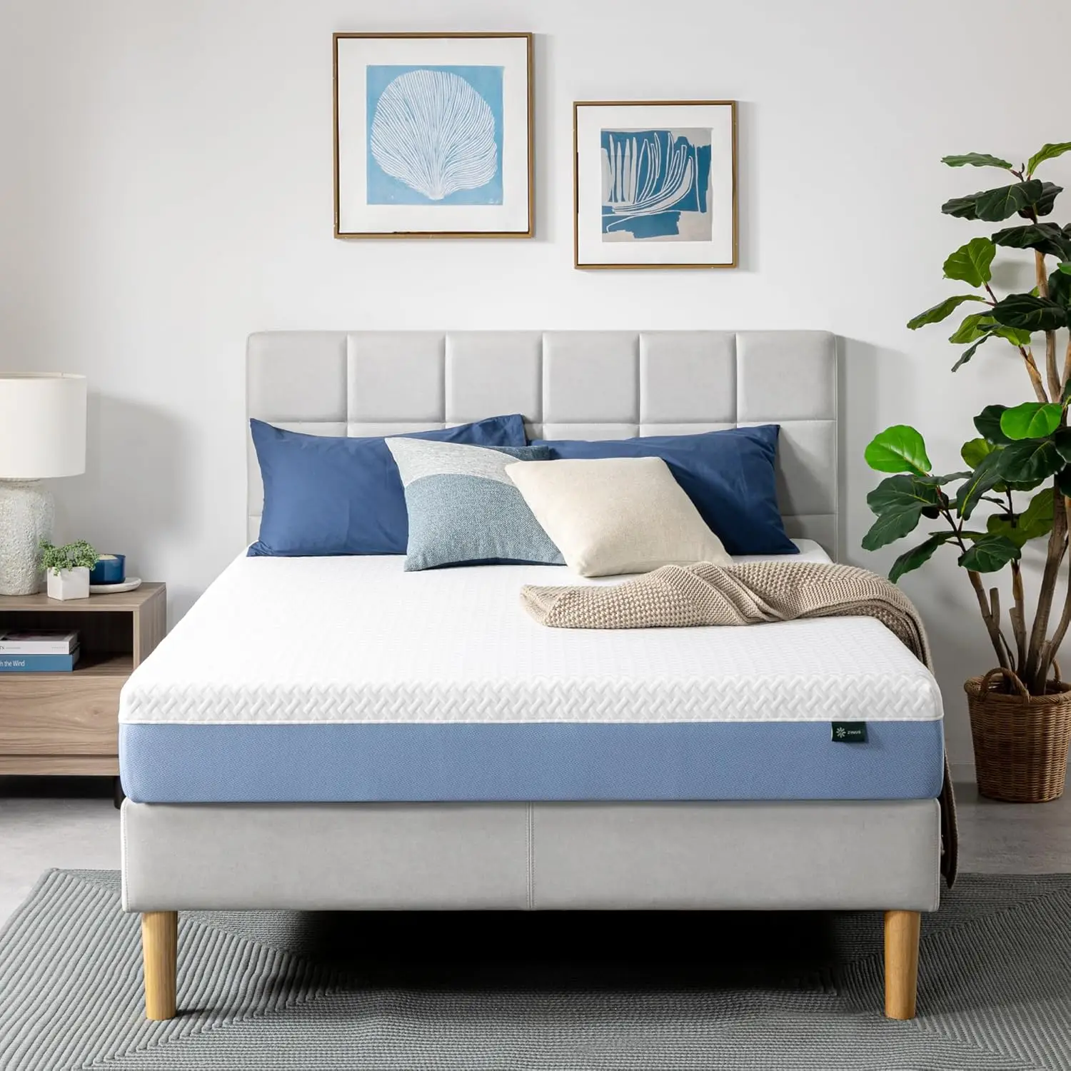 

Cooling Memory Foam Mattress 8 Inch Full Size, Fiberglass Free, Medium Feel, Breathable Layers