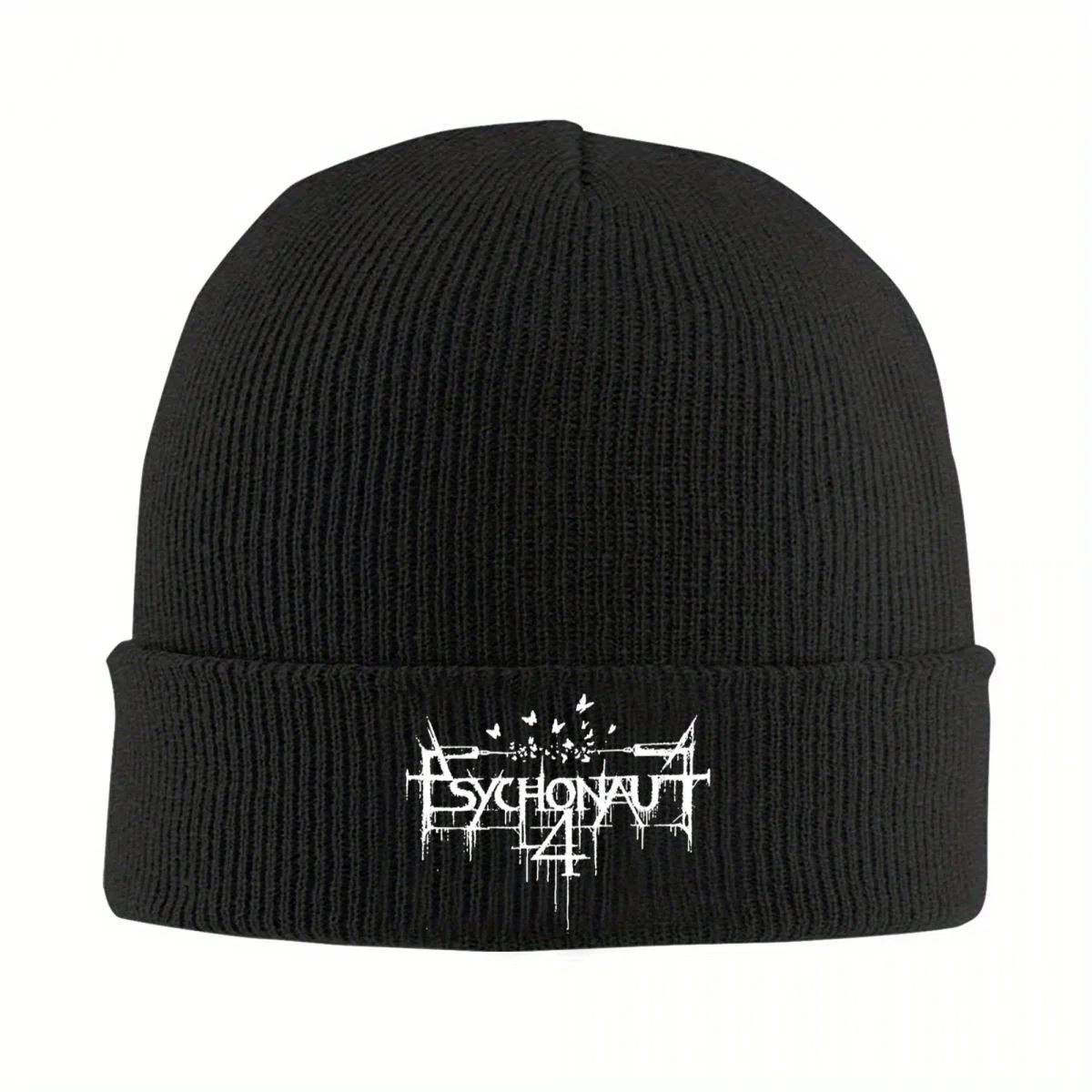 Psychonaut 4 Gorros Tejidos Con Logotipo Para Mujeres Y Hombres, Gorros De Otoño E Invierno, Gorro Acrílico Rock Death Metal Hip