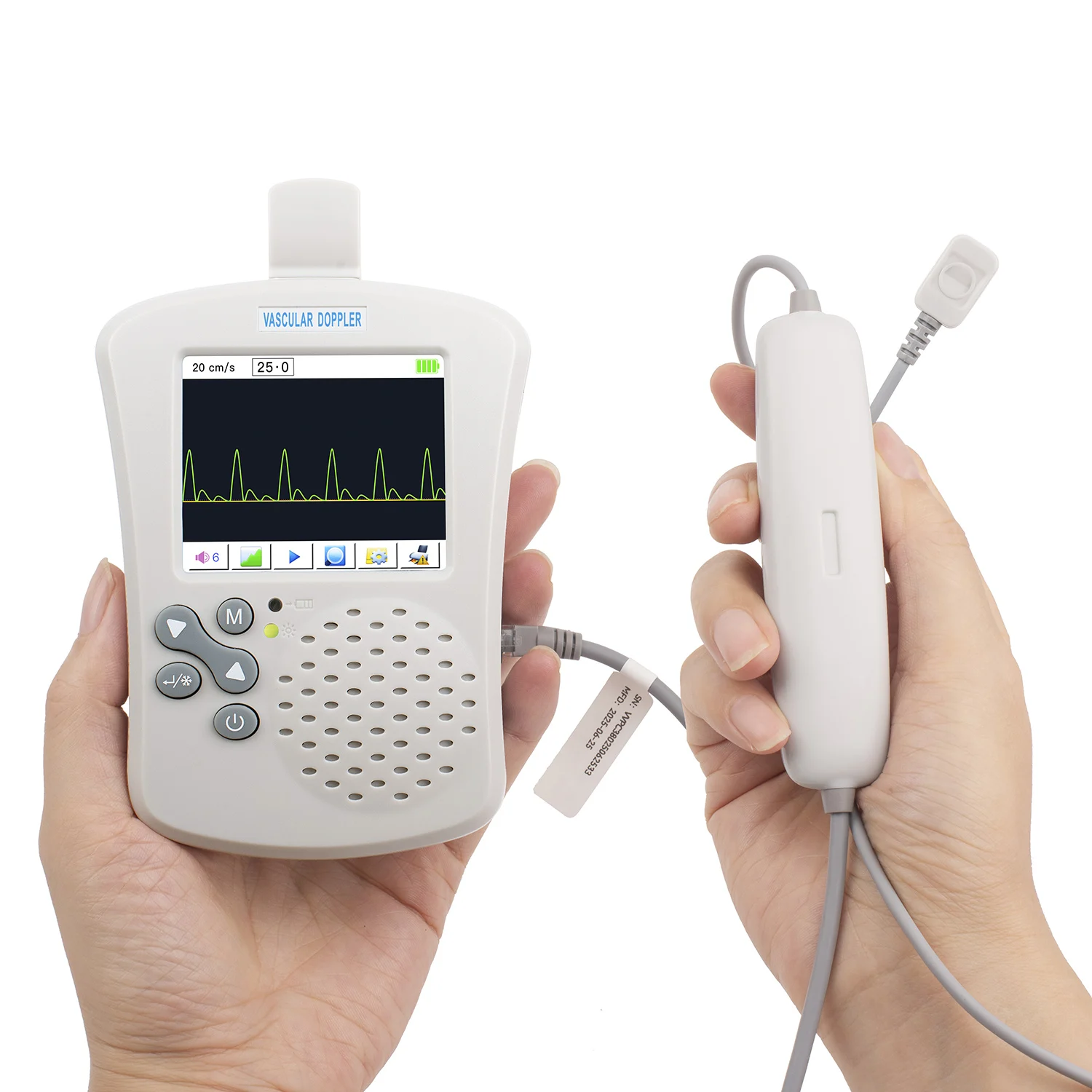 Veterinary Vascular Doppler Touch Sreen Display Ultrasonic Electronic Equipment VVD-320 for Animal