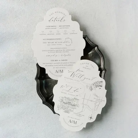 Custom Elegant Wedding Invitation Personalized Card Design Print Save The Date Announcement Modern Menu Postcard Party Supplies