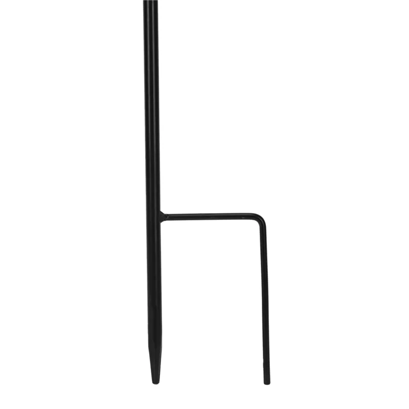 AB33-8 Pcs Adjustable Shepherd Crook Hooks,Festoon Pole With Base,Garden Border Hook For String Lights,Flower Ball,Plant