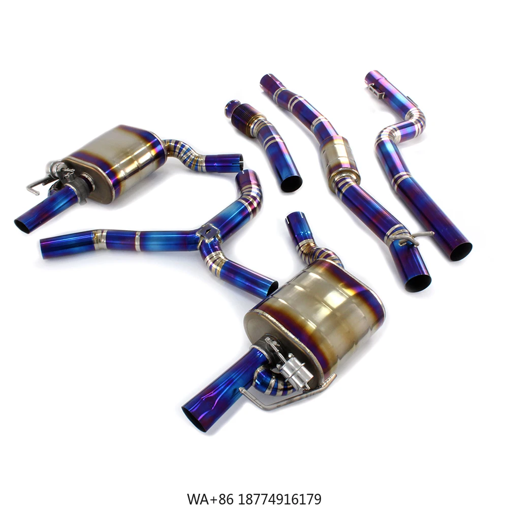 

Выхлопные трубы Catback для E63/E63S W213 4.0TT 2016-2023, глушитель клапана OEM из титанового сплава