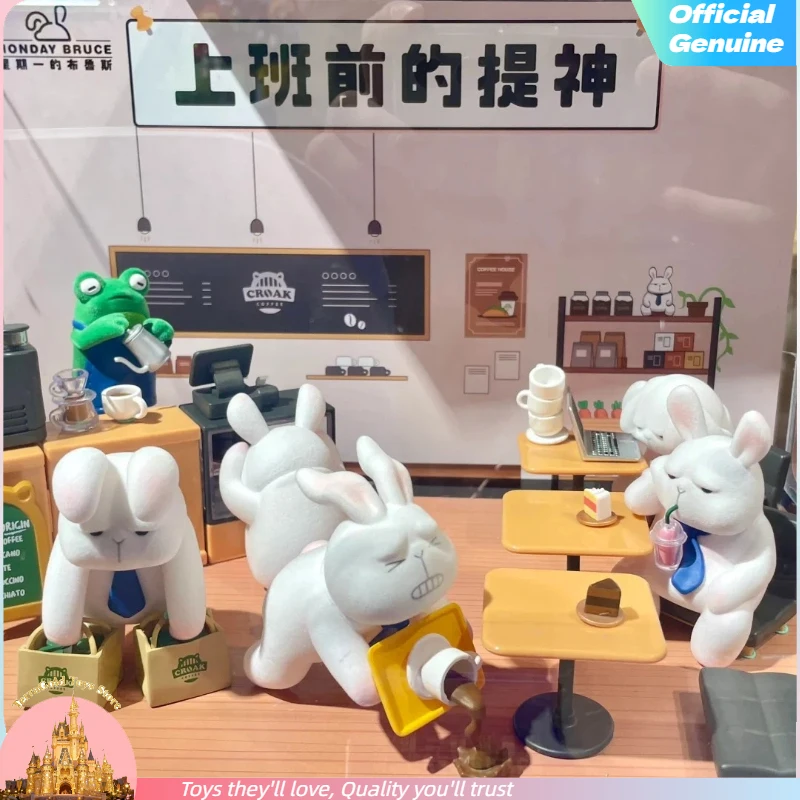 

Оригинальный «Понедельник» Брюс 5, перед путешествием на работу, обновление серии Oneself, слепая коробка, украшения для сцены, фигурки аниме, каваи, подарочные игрушки