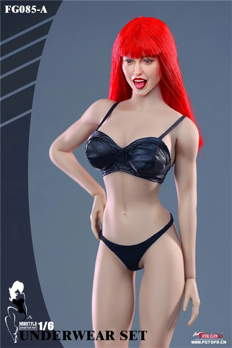 Fire Girl Toys FG085 serie de armario a escala 1/6, traje de ropa interior para mujer, corsé, Tanga, accesorio para cuerpo de figura de acción de 12 pulgadas