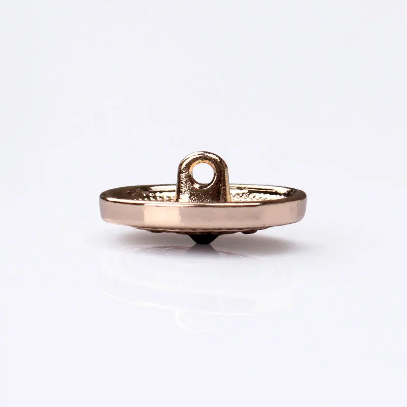 Vintage-Strass-Quadrat-Metallknöpfe, Schaftrücken mit schwarzem Edelstein, Gold- und Silberton, zum Basteln, Nähen, DIY, 6 Stück, Packung 18/23 mm – Detail 3