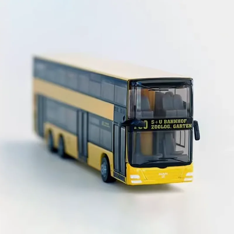 سيكو دييكاست 1: 87 حافلة ذات طابقين 1884 سبيكة محاكاة نموذج حافلة كلاسيكية مجموعة هواية السيارة هدية مزخرفة مصغرة