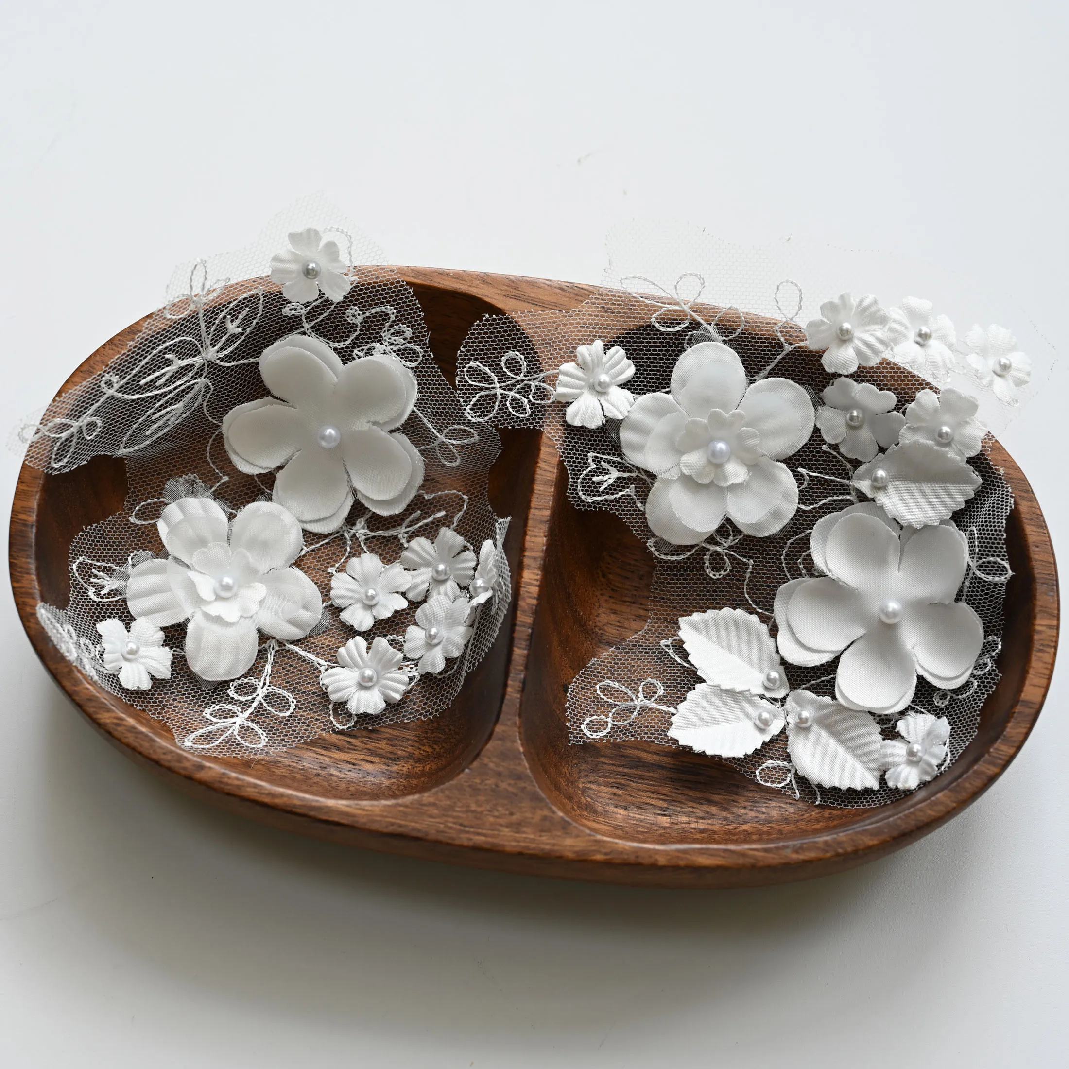 Wedding Lulu - 2pc/lot Fashion elegant beads embroidery flower