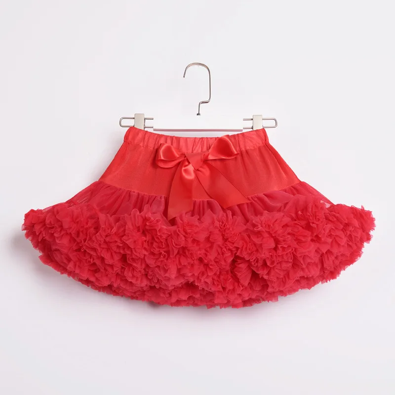 Girls Skirt Fluffy Pettiskirt Tutu Skirt Red Tutu Skirt Girls Baby skirt Ballet skirt Christmas New Year Party Costume kids