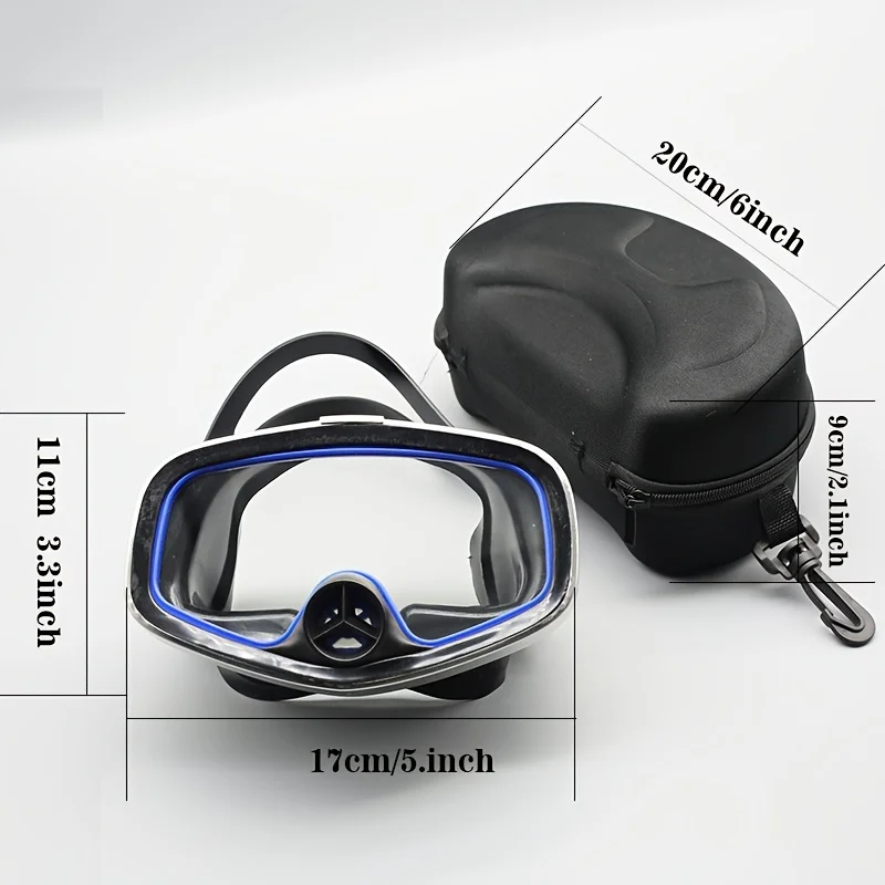 Maschera subacquea professionale per adulti occhialini da nuoto, occhialini da immersione antiappannamento, attrezzatura per occhialini da Snorkeling