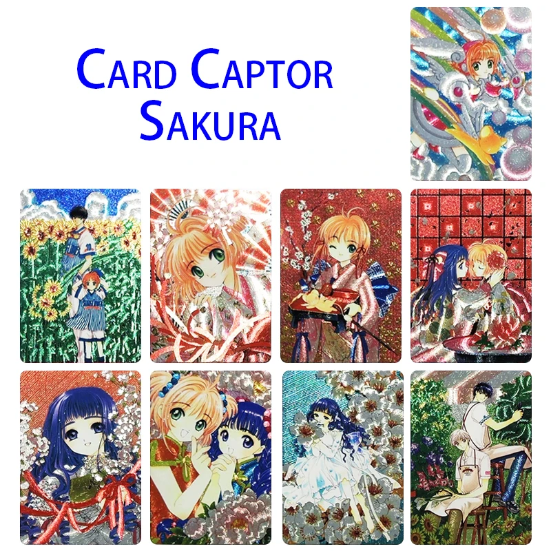 

9Pcs/set Card Captor Sakura Collection Card Homemade Kinomoto Sakura Anime Characters Board Game Card Kids Toys Christmas Gift