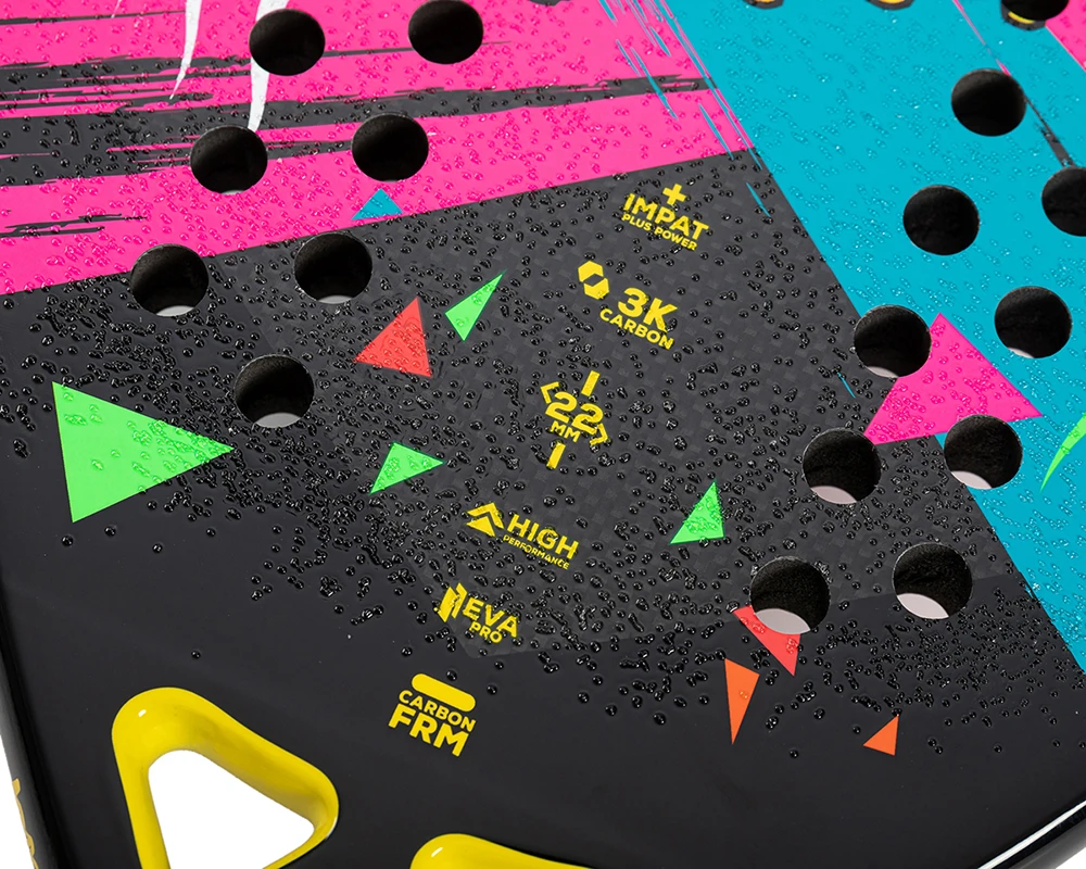 NEW3K02 Raket Tenis Pantai Serat Karbon 100% 3K