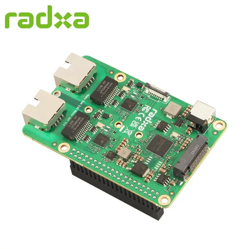 Afbeelding 6: Dubbele 2.5G router-uitbreidingskaart ondersteunt Raspberry Pi 5