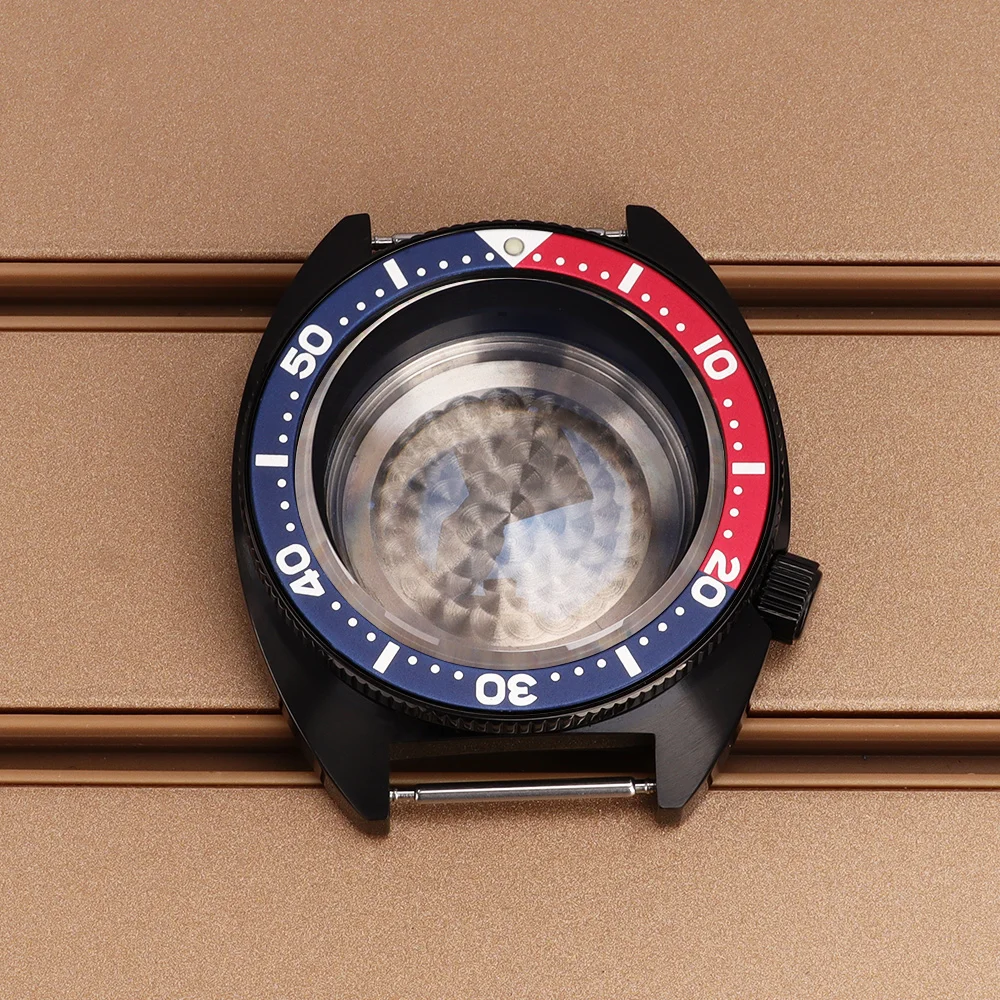 41mm Luxury Watch Case 316L Steel Case Sapphire Glass For Mod Tuna Turtle Seiko NH35 NH36 NH38 Movements 28.5mm Dial Watch Parts