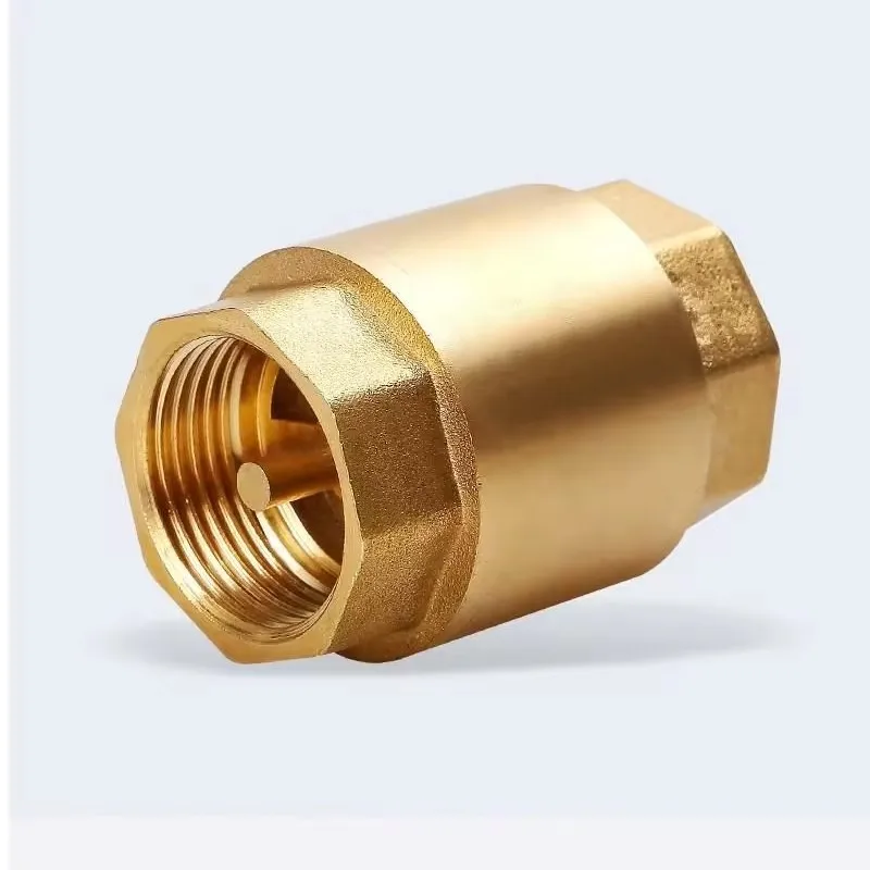 DN15/DN20/DN25 Non-Return Check Valve 200WOG Male for Water Gas Oil Control Devices Valve  NPT Brass Thread Check Valve One Way