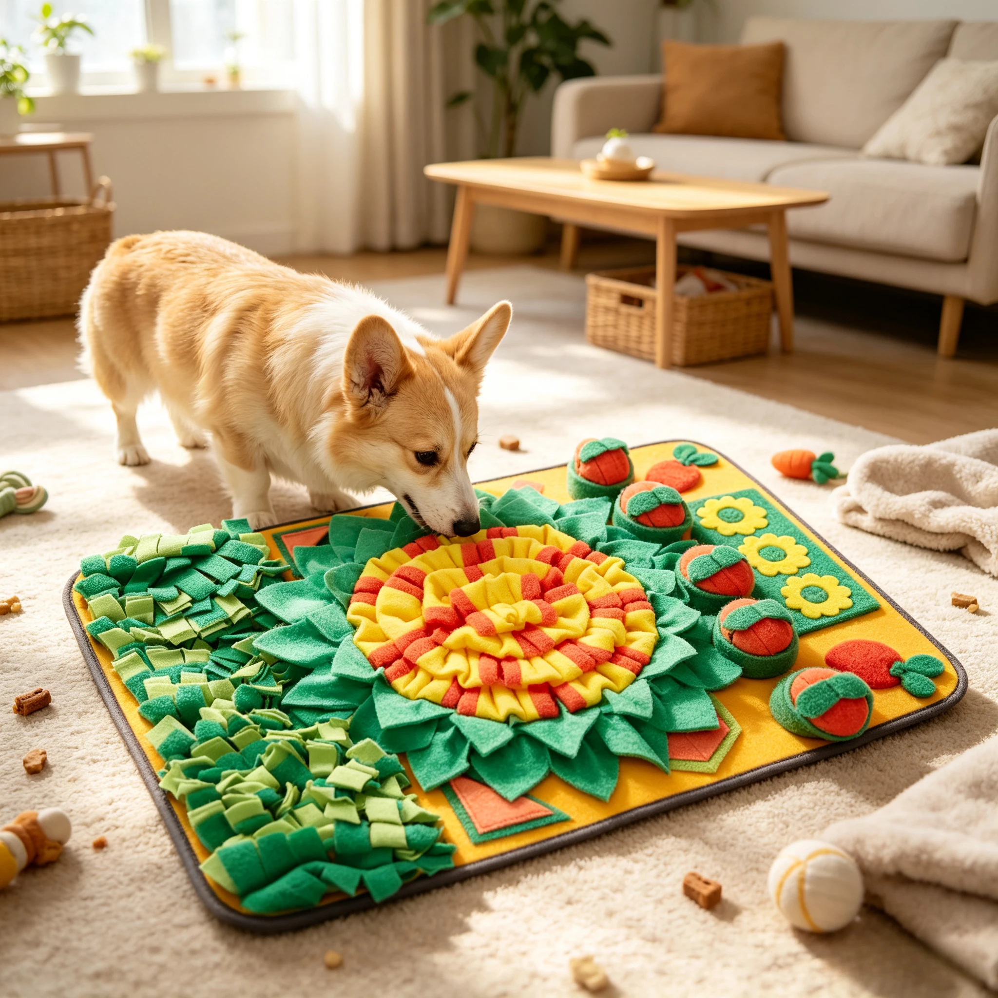tapis-de-reniflement-interactif-pour-chien-70x50cm-motif-carotte-en-peluche-jouet-de-puzzle-pour-l'agilisation-olfactive-et-l'alimentation-lente-tapis-d'enrichissement