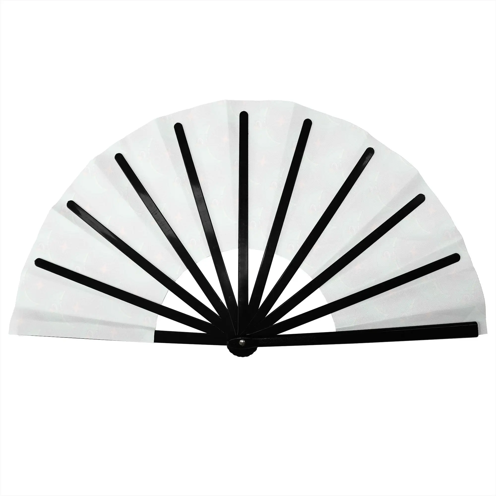 Ferxxo Luna Stylish Hand Fan  Men  Printed Polyester Fan  Aesthetic For Sports Events Gift