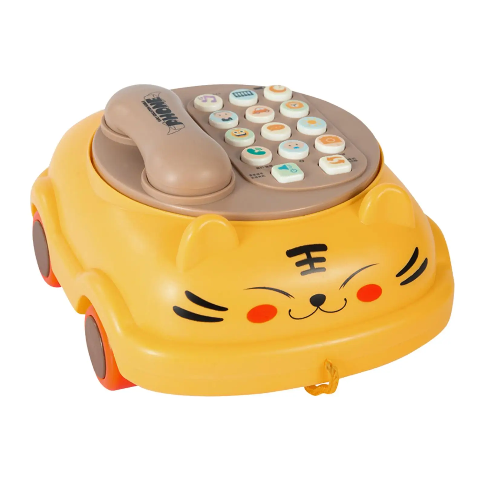 

Early Learning Toy Pretend Phone Lights Parent Child Interactive Toy Phone for Girl Creative Gift Children Boy