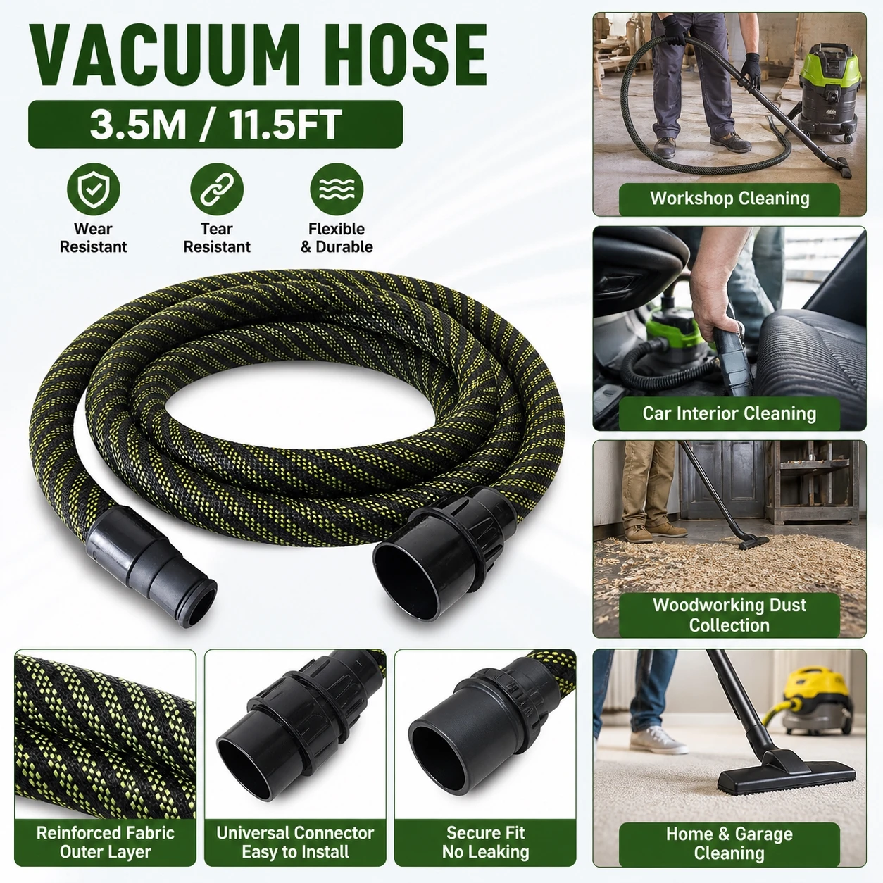 Vacuum Cleaner Hose Anti-static Suitable For FESTOOL/Mirka Vacuum Cleaners