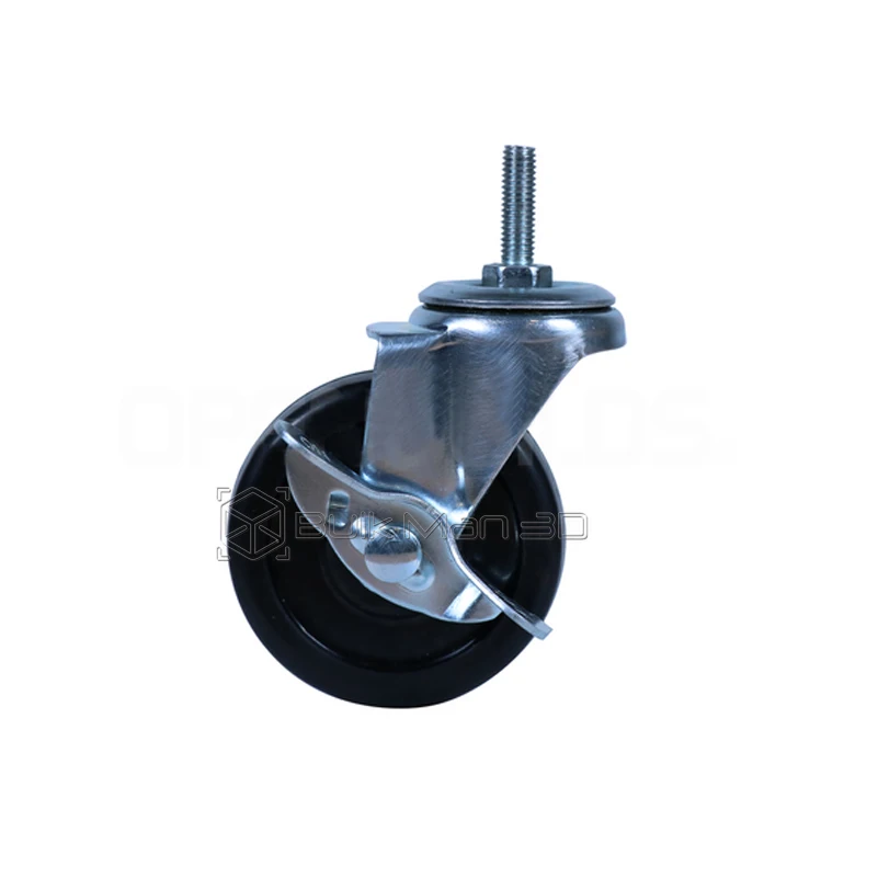 Ensemble de roues de roulette de verrouillage, roulette de meubles, roulette rapide pour rail linéaire à fente en V, profil d'extrusion, routeur CNC, tables d'atelier