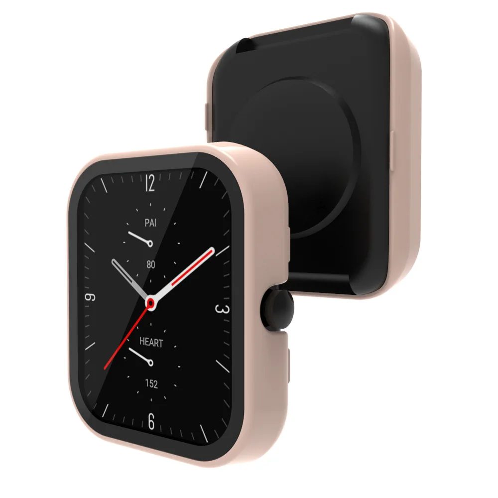 Hard PC + กระจกนิรภัยสำหรับ Xiaomi Amazfit Bip 3 Pro ความคุ้มครองเต็มรูปแบบป้องกันสำหรับ Amazfit Bip3หน้าจอ Protector