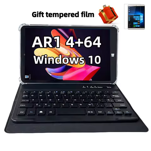 Big Sales 8 INCH AR2 Windows 10 Tablet PC 4GB RAM 64GB ROM WIFI 1280*800 Z8300 CPU 64 BIT Quad Core Dual Camera