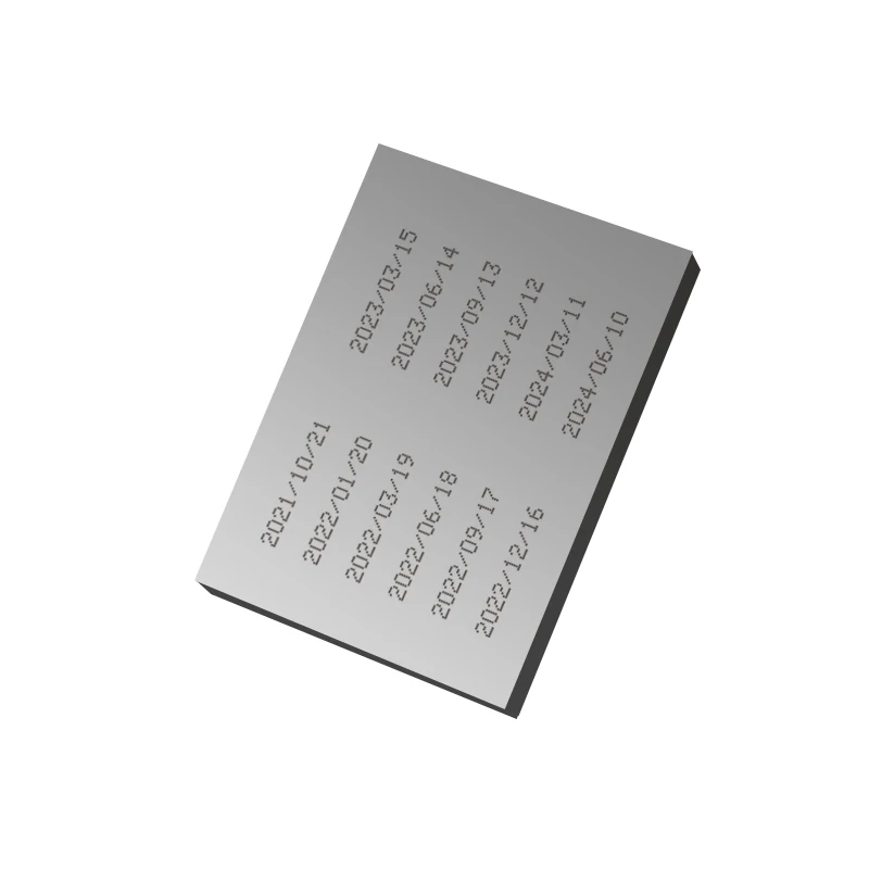 Imagem -04 - Pad Print Metal Cliche Placa Fazendo Logotipo Personalizado 80x160x10 mm