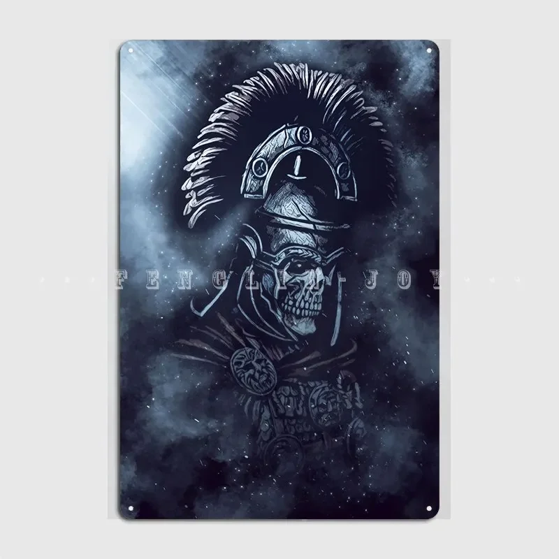 Roman Centurion Fantasy Metal Plaque Poster Cinema Kitchen Club Bar Classic Mural Painting Tin Sign Posters