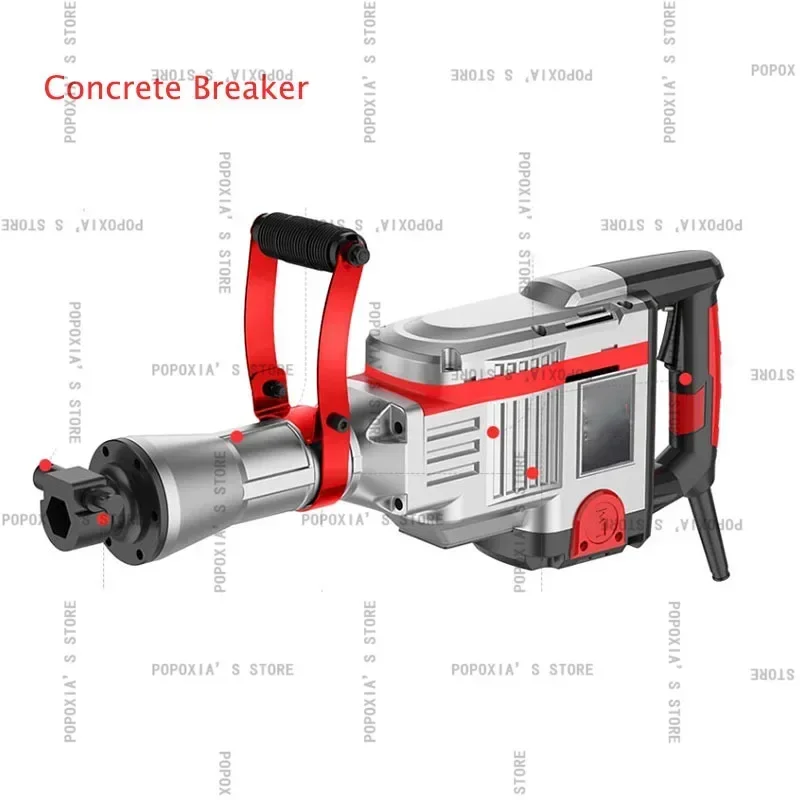 Demolition Jack Hammer Concrete Breaker 3600W Electric  for Demolition, Trenching, Chipping