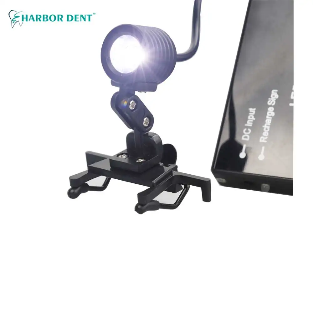 5W/3W reflektor LED lupy chirurgiczne reflektor dentysta reflektor regulowana lampa do zabiegów medycznych z baterią